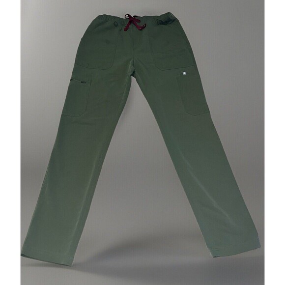 Figs (S) Moss Green Mens Jogger Scrub Pants & Top Set Technical Collection (FLAW - Picture 4 of 16